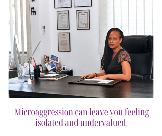 Black woman sitting at her desk; Best-Black-career-coach-Bowie-MD