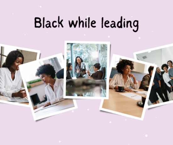 a collage of photos of Black women at work; best career coach near me