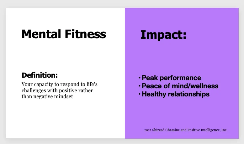 Mental Fitness Impact; positive intelligence® coach Twanna Carter; find stress management coach; mental fitness