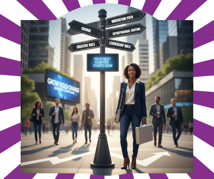 Black executive woman making a decision; Career change at 40. How to Reinvent Yourself and Thrive in a New Profession; find Black executive coach near me; best Black career coach NY, best Black career coach Maryland; best Black career coach TX; best Black career coach near CA; areer change coach for 40 year olds midlife career coaching program hire a career transition coach at 40 executive career pivot coaching for women over 40 personalized career coaching for professionals over 40 best career coach for midlife career change one-on-one career transition coaching for 40+ book a career change consultation professional career strategist for 40-year-olds career counseling for career change after 40 career change programs for adults over 40 online course for midlife career transition enroll in a career pivot program certification programs for career change at 40 masterclass for career reinvention after 40 skill development courses for professionals over 40 best training programs for midlife career change upskilling programs for career switch at 40 online bootcamp for career change returnship programs for 40+ professionals find a certified career coach near me (for 40+) get expert help transitioning careers in your 40s invest in a career pivot that matches your experience