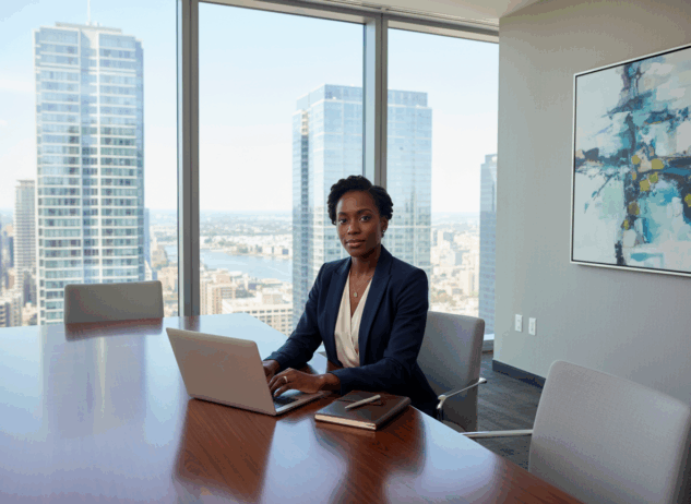 Black woman sitting in corporate office; best Black executive coach; find Black career coach near; find your purpose after burnout,


regain confidence during career change,


overcome fear of changing careers,


discover what career fits me,


how to reinvent yourself professionally,


how to change careers with confidence,


turn your passion into a new career,


redefine success in your career journey,


how to find fulfilling work,
