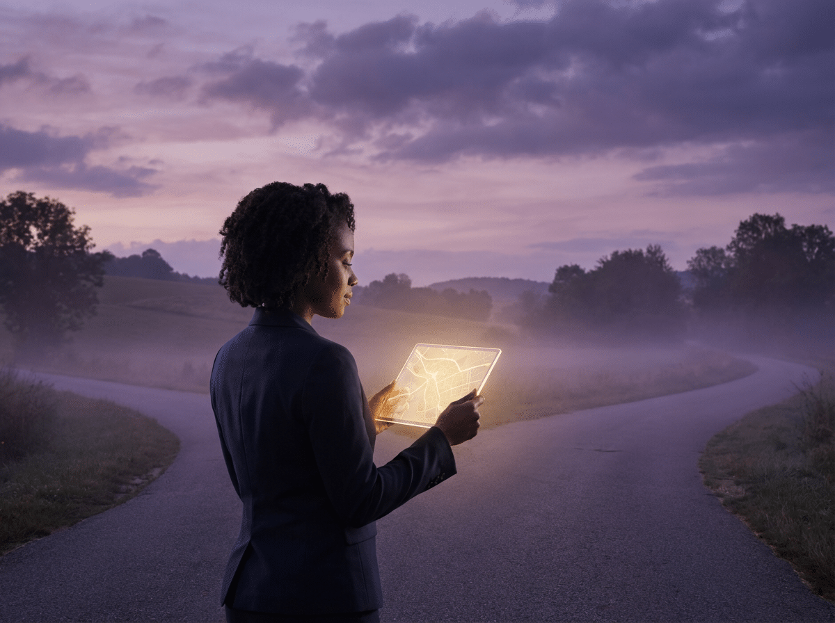 Black woman holding a tablet; Career Pivot Strategies for Black Women: 7 Powerful Moves to Reclaim Visibility and Lead Boldly; find Black executive coach near; best Black executive coach near; best Black executive coach NY; best Black executive coach NJ; best Black executive coach Arizona; best Black executive coach Virginia; best Black executive coach Maryland; executive coach Virginia for Black female leaders, career advancement strategist VA, leadership coach for women of color Virginia, executive promotion consultant VA, executive presence coaching Virginia, executive coach Maryland for African American women, career promotion coaching MD, leadership development for Black women Maryland, executive advancement services MD, women of color executive coach Maryland, executive coach New York for Black women, career promotion coach NYC, leadership coaching for African American women NY, executive advancement consultant New York, Black women executive coach NY,