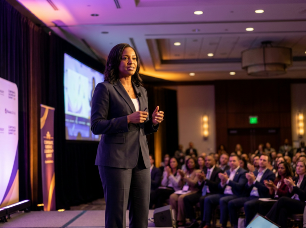 confident Black woman leader; career advancement for Black women executives