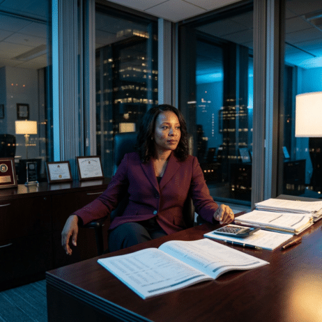 accomplished Black woman executive ; “The Soul Tax: The Real Cost of Success You Keep Paying.”